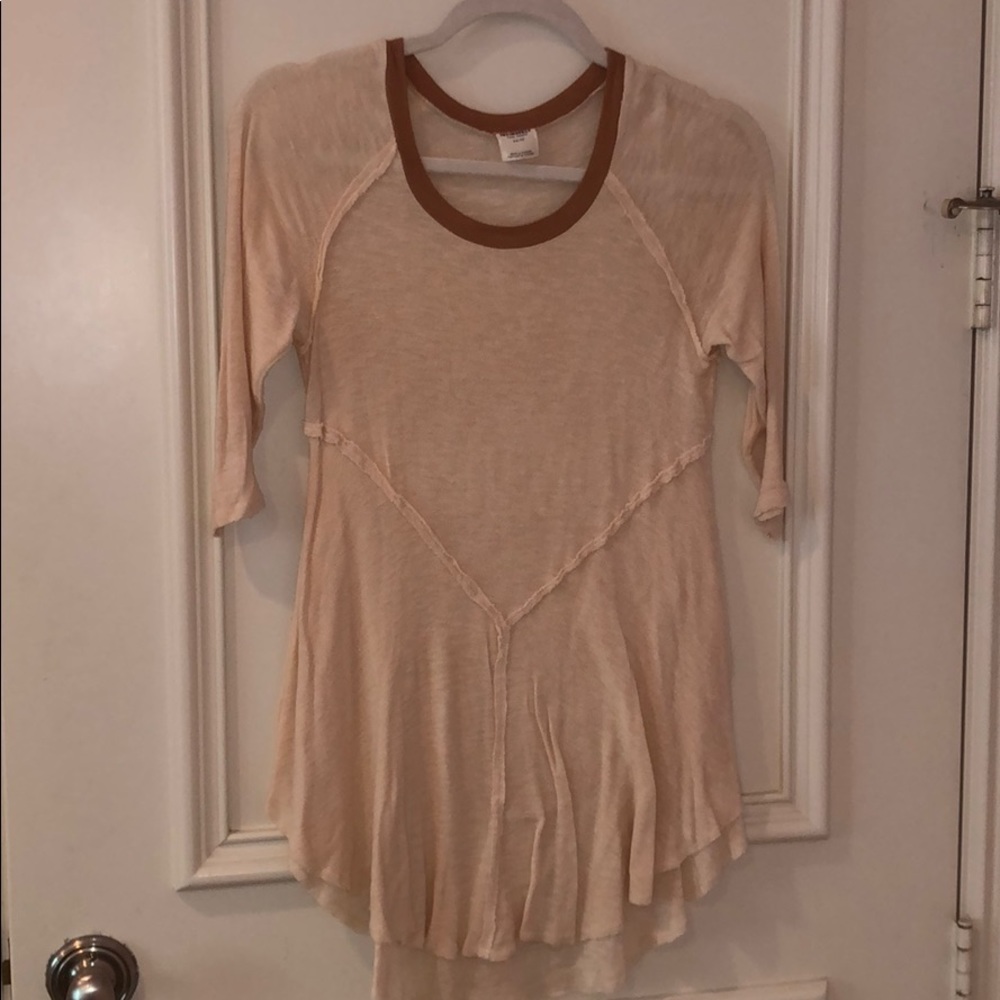 Tan Boho Top